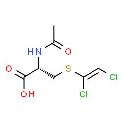ChemSpider 2D Image | N-Acetyl-S-[(Z)-1,2-dichlorovinyl]-D-cysteine | C7H9Cl2NO3S