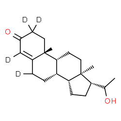 ChemSpider 2D Image | (9beta,13alpha,14beta,17alpha,20R)-20-Hydroxy(2,2,4,6-~2~H_4_)pregn-4-en-3-one | C21H28D4O2