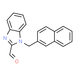 ChemSpider 2D Image | 1-(2-Naphthylmethyl)-1H-benzimidazole-2-carbaldehyde | C19H14N2O