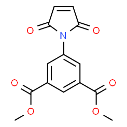 ChemSpider 2D Image | Dimethyl 5-(2,5-dioxo-2,5-dihydro-1H-pyrrol-1-yl)isophthalate | C14H11NO6