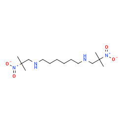 ChemSpider 2D Image | N,N'-Bis(2-methyl-2-nitropropyl)-1,6-hexanediamine | C14H30N4O4