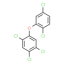 ChemSpider 2D Image | 2,2',4,5,5'-PENTACHLORODIPHENYL ETHER | C12H5Cl5O