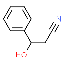 ChemSpider 2D Image | 3-Hydroxy-3-phenylpropionitrile | C9H9NO