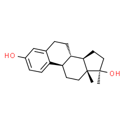 ChemSpider 2D Image | (8alpha,9beta,13alpha,14beta,17alpha)-17-Methylestra-1(10),2,4-triene-3,17-diol | C19H26O2