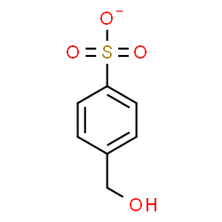 ChemSpider 2D Image | 4-(Hydroxymethyl)benzenesulfonate | C7H7O4S