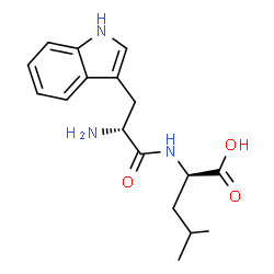 ChemSpider 2D Image | D-Tryptophyl-D-leucine | C17H23N3O3