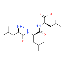 ChemSpider 2D Image | D-Leucyl-D-leucyl-D-leucine | C18H35N3O4