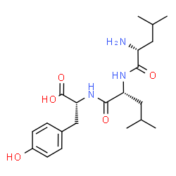 ChemSpider 2D Image | D-Leucyl-D-leucyl-D-tyrosine | C21H33N3O5