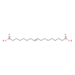ChemSpider 2D Image | (8E)-8-Heptadecenedioic acid | C17H30O4