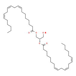 ChemSpider 2D Image | DG(20:3(8Z,11Z,14Z)/20:3(8Z,11Z,14Z)/0:0) | C43H72O5