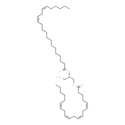ChemSpider 2D Image | (2S)-1-Hydroxy-3-[(5Z,8Z,11Z,14Z)-5,8,11,14-icosatetraenoyloxy]-2-propanyl (13Z,16Z)-13,16-docosadienoate | C45H76O5