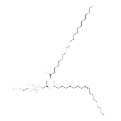 ChemSpider 2D Image | (2R)-3-{[(2-Aminoethoxy)(hydroxy)phosphoryl]oxy}-2-[(9Z)-9-octadecenoyloxy]propyl docosanoate | C45H88NO8P