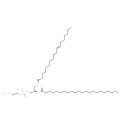 ChemSpider 2D Image | (7E,21R)-27-Amino-24-hydroxy-24-oxido-18-oxo-19,23,25-trioxa-24lambda~5~-phosphaheptacos-7-en-21-yl docosanoate | C45H88NO8P