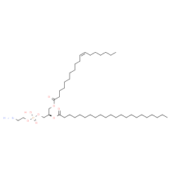 ChemSpider 2D Image | (7Z,21R)-27-Amino-24-hydroxy-24-oxido-18-oxo-19,23,25-trioxa-24lambda~5~-phosphaheptacos-7-en-21-yl docosanoate | C45H88NO8P