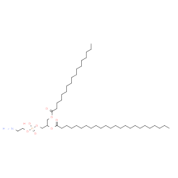 ChemSpider 2D Image | 26-Amino-23-hydroxy-23-oxido-17-oxo-18,22,24-trioxa-23lambda~5~-phosphahexacosan-20-yl tetracosanoate | C46H92NO8P
