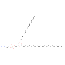 ChemSpider 2D Image | (19R)-25-Amino-22-hydroxy-22-oxido-17,21,23-trioxa-22lambda~5~-phosphapentacosan-19-yl docosanoate | C43H88NO7P