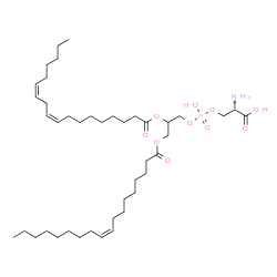 ChemSpider 2D Image | O-(Hydroxy{2-[(9Z,12Z)-9,12-octadecadienoyloxy]-3-[(9Z)-9-octadecenoyloxy]propoxy}phosphoryl)-L-serine | C42H76NO10P