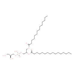 ChemSpider 2D Image | (23S)-20,23,24-Trihydroxy-20-oxido-14-oxo-15,19,21-trioxa-20lambda~5~-phosphatetracosan-17-yl palmitate | C36H71O10P