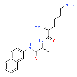ChemSpider 2D Image | D-Lysyl-N-2-naphthyl-D-alaninamide | C19H26N4O2