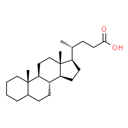 ChemSpider 2D Image | cholanic acid | C24H40O2