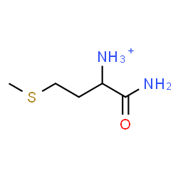 ChemSpider 2D Image | 1-Amino-4-(methylsulfanyl)-1-oxo-2-butanaminium | C5H13N2OS