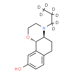 ChemSpider 2D Image | (4aS,10bS)-4-(~2~H_7_)Propyl-3,4,4a,5,6,10b-hexahydro-2H-naphtho[1,2-b][1,4]oxazin-9-ol | C15H14D7NO2