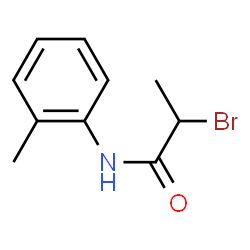 ChemSpider 2D Image | 2-Bromo-N-(2-methylphenyl)propanamide | C10H12BrNO