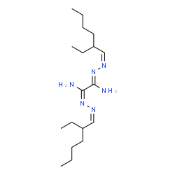 ChemSpider 2D Image | (1Z,2E)-N'~1~,N'~2~-Bis[(1Z)-2-ethylhexylidene]ethanedihydrazonamide | C18H36N6
