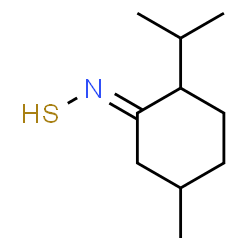 ChemSpider 2D Image | (1E)-2-Isopropyl-5-methyl-N-sulfanylcyclohexanimine | C10H19NS