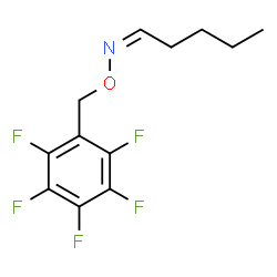 ChemSpider 2D Image | (1Z)-N-[(Pentafluorobenzyl)oxy]-1-pentanimine | C12H12F5NO