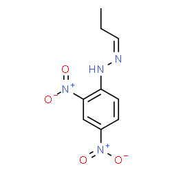 ChemSpider 2D Image | (2Z)-1-(2,4-Dinitrophenyl)-2-propylidenehydrazine | C9H10N4O4