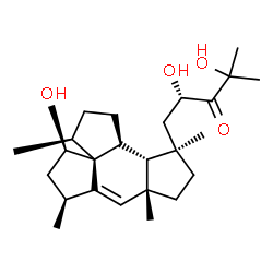 ChemSpider 2D Image | (2S)-2,4-Dihydroxy-1-[(3S,3aR,4R,6S,7aR,10R,10aR,10bS)-4-hydroxy-3,6,7a,10-tetramethyl-1,2,3,4,5,6,7a,8,9,10,10a,10b-dodecahydrocyclopenta[d]-s-indacen-10-yl]-4-methyl-3-pentanone | C25H40O4