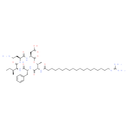 ChemSpider 2D Image | [(3S,6S,9S,12R,15S,16R)-6-(2-Aminoethyl)-12-benzyl-9-[(2S)-2-butanyl]-15-({19-[(diaminomethylene)amino]nonadecanoyl}amino)-16-methyl-2,5,8,11,14-pentaoxo-1-oxa-4,7,10,13-tetraazacyclohexadecan-3-yl]ac
etic acid | C47H79N9O9
