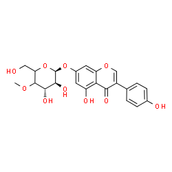 ChemSpider 2D Image | 5-Hydroxy-3-(4-hydroxyphenyl)-4-oxo-4H-chromen-7-yl 4-O-methyl-beta-D-threo-hexopyranoside | C22H22O10