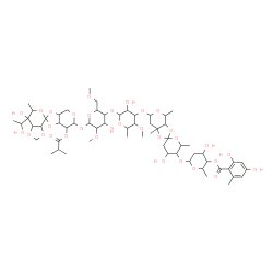 ChemSpider 2D Image | 4-Hydroxy-6-({4'-hydroxy-6-[(3-hydroxy-2-{[4-hydroxy-6-{[7'-hydroxy-7'-(1-hydroxyethyl)-7-(isobutyryloxy)-6'-methyloctahydro-4H-2,4'-spirobi[[1,3]dioxolo[4,5-c]pyran]-6-yl]oxy}-5-methoxy-2-(methoxymet
hyl)tetrahydro-2H-pyran-3-yl]oxy}-5-methoxy-6-methyltetrahydro-2H-pyran-4-yl)oxy]-4,6',7a-trimethyloctahydro-4H-spiro[1,3-dioxolo[4,5-c]pyran-2,2'-pyran]-5'-yl}oxy)-2-methyltetrahydro-2H-pyran-3-yl 2,
4-dihydroxy-6-methylbenzoate (non-preferred name) | C60H90O32