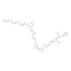 ChemSpider 2D Image | N-Acetyl-2-methylalanylalanyl-2-methylalanylalanyl-2-methylalanylalanylglutaminyl-2-methylalanylvalyl-2-methylalanylglycylleucyl-2-methylalanylprolylvalyl-2-methylalanyl-N-{1,10-diamino-7-[(1-hydroxy-
3-phenyl-2-propanyl)carbamoyl]-1,5,10-trioxo-4-decanyl}-2-methylalaninamide | C91H150N22O24