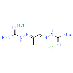 ChemSpider 2D Image | mitoguazone hydrochloride | C5H14Cl2N8