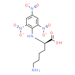 ChemSpider 2D Image | N~2~-(2,4,6-Trinitrophenyl)-D-lysine | C12H15N5O8