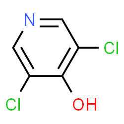 ChemSpider 2D Image | 3,5-Dichloro-4-pyridinol | C5H3Cl2NO