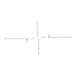 ChemSpider 2D Image | dioctyltin; 2-dodecanoyloxyethanethiolate | C44H88O4S2Sn