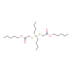 ChemSpider 2D Image | dibutyltin; 2-oxo-2-pentoxy-ethanethiolate | C22H44O4S2Sn