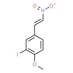 ChemSpider 2D Image | 2-Iodo-1-methoxy-4-[(E)-2-nitrovinyl]benzene | C9H8INO3