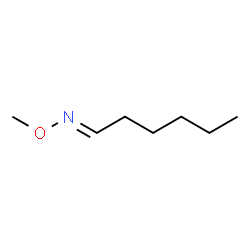 ChemSpider 2D Image | Hexanal, O-methyloxime | C7H15NO