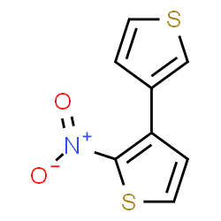 ChemSpider 2D Image | 2-Nitro-3,3'-bithiophene | C8H5NO2S2