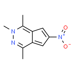 ChemSpider 2D Image | 1,2,4-Trimethyl-6-nitro-2H-cyclopenta[d]pyridazine | C10H11N3O2