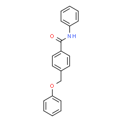 ChemSpider 2D Image | 4-(Phenoxymethyl)-N-phenylbenzamide | C20H17NO2