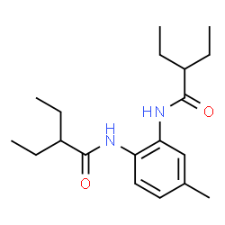 ChemSpider 2D Image | N,N'-(4-Methyl-1,2-phenylene)bis(2-ethylbutanamide) | C19H30N2O2