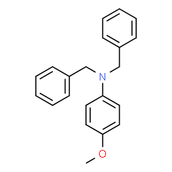 ChemSpider 2D Image | 4-Methoxy-N,N-dibenzylaniline | C21H21NO