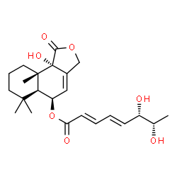 ChemSpider 2D Image | asperiene B | C23H32O7
