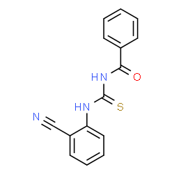ChemSpider 2D Image | N-[(2-Cyanophenyl)carbamothioyl]benzamide | C15H11N3OS